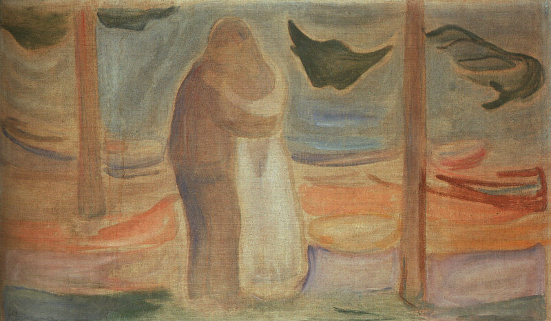 Couple On The Shore by Edvard Munch